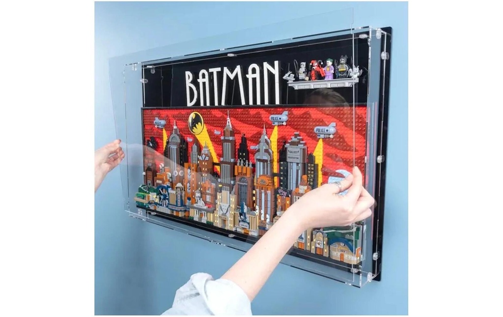 iDisplayit Modules de construction Présentoir mural en acrylique pour LEGO 76271 Batman