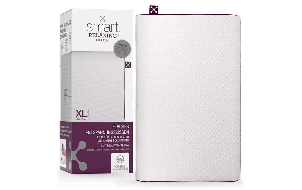 Smartsleep Coussin de nuque Relaxing + XL 60 x 40 x 7 cm