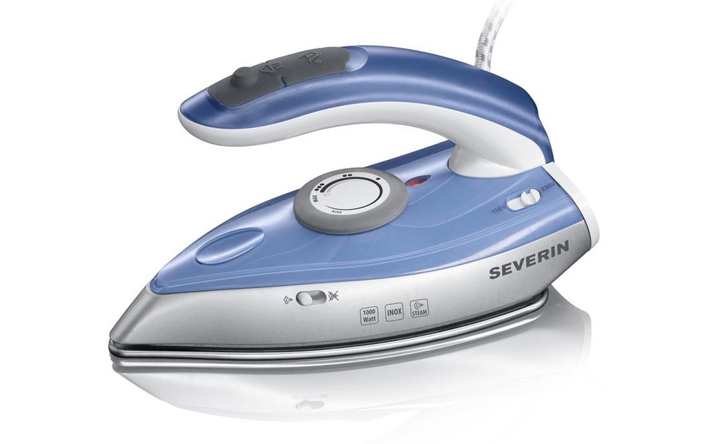 Severin Fer à repasser de voyage BA 3234 Bleu clair