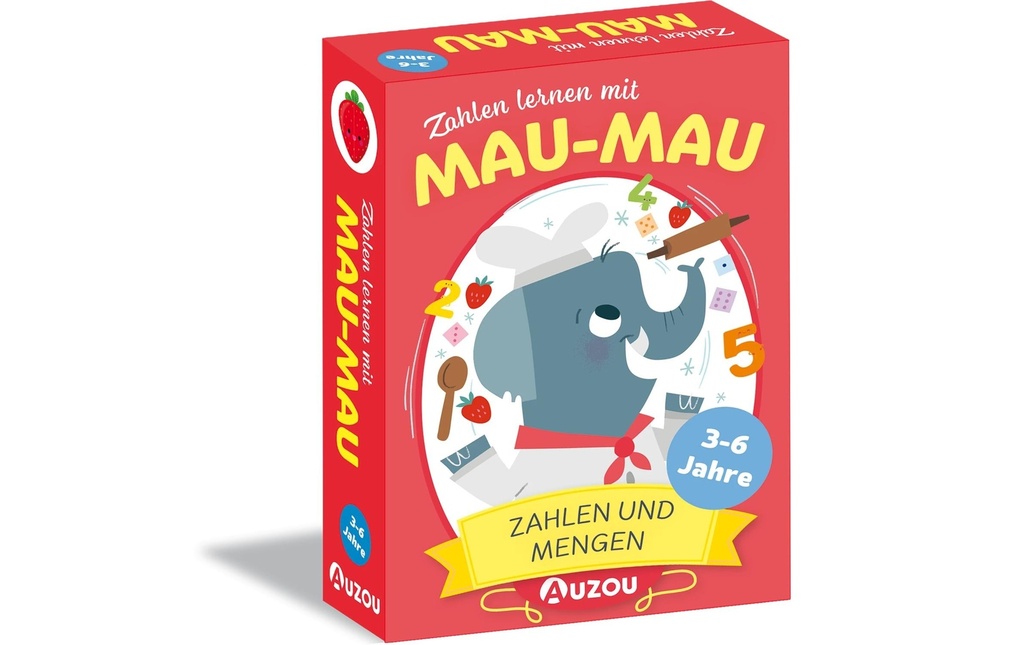 HUCH! Jeux de cartes Apprendre les chiffres avec Mau-Mau