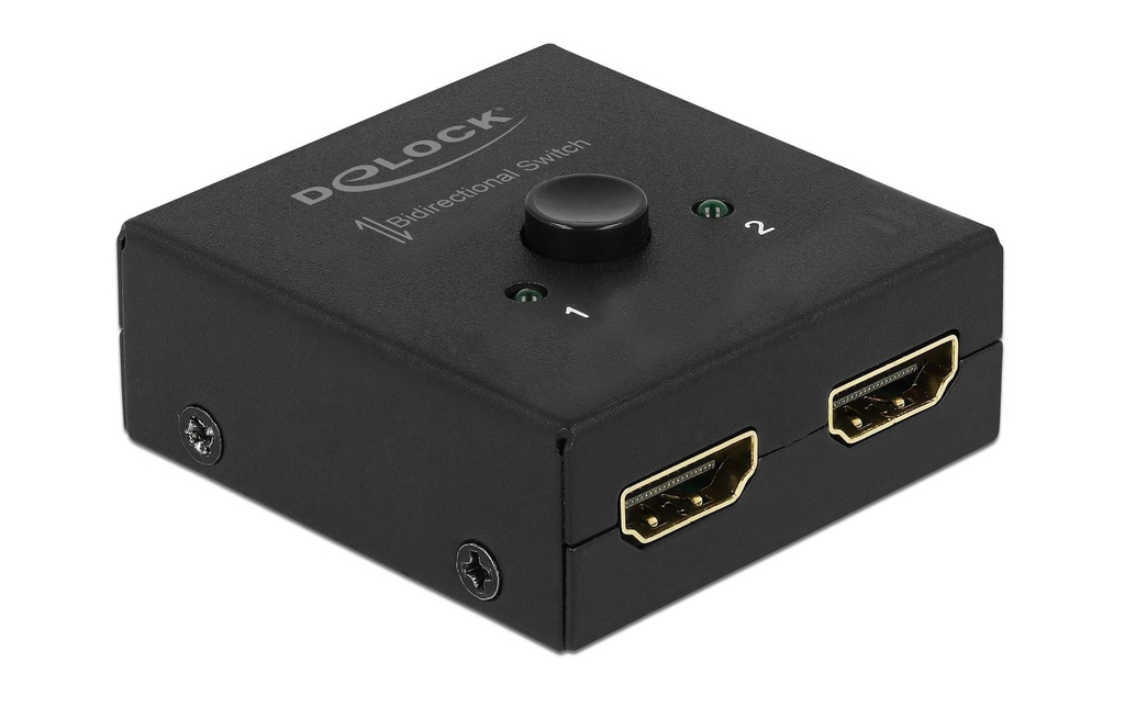 Delock Commutateur 2in-1Out, 1in-2out HDMI 4K/60Hz, bidirectionnel