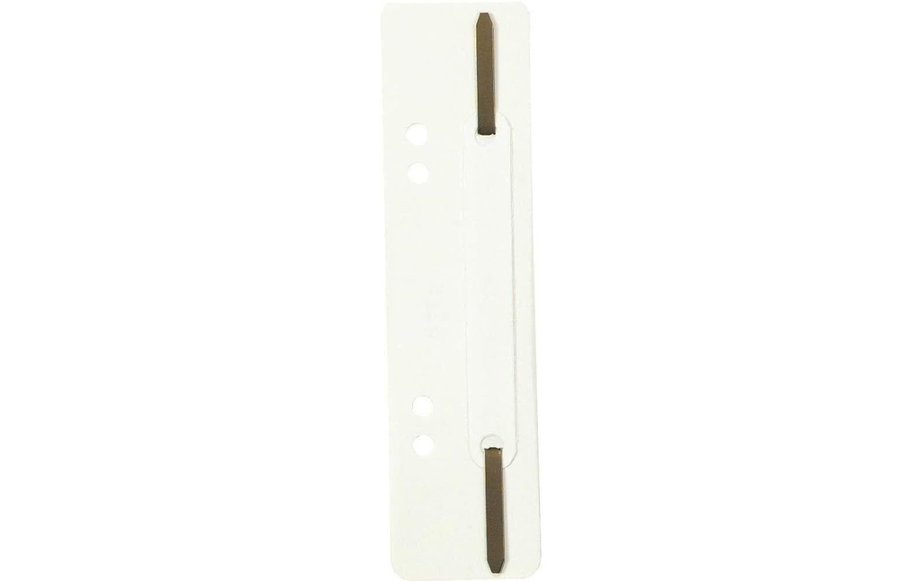 Exacompta Bandes de reliure avec double perforation, 25 pièces, blanc