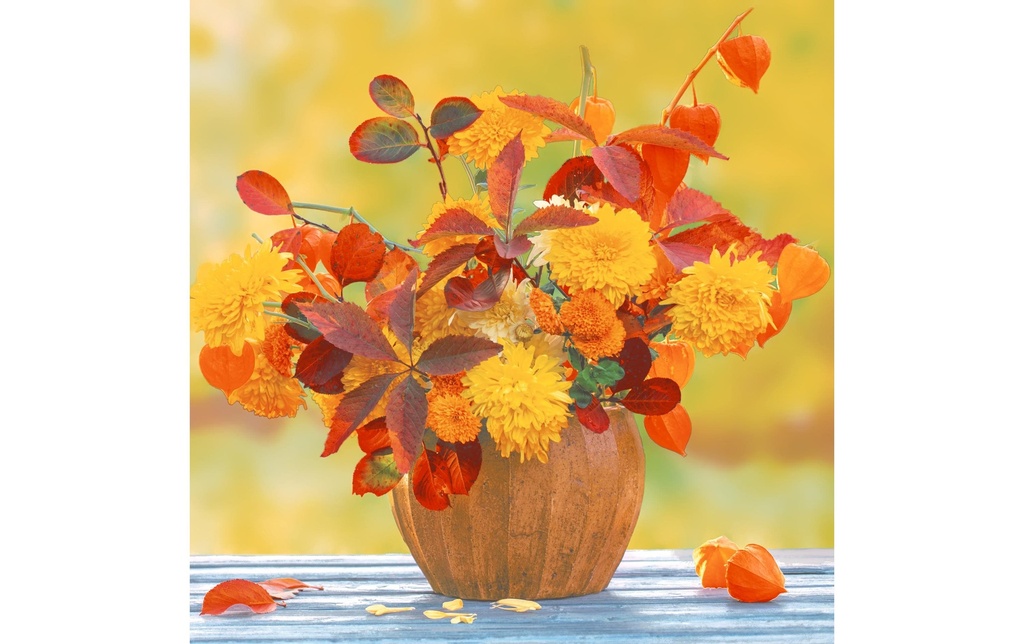 Paper + Design Serviettes Bouquet d'automne 33 cm x 33 cm, 20 Pièce/s