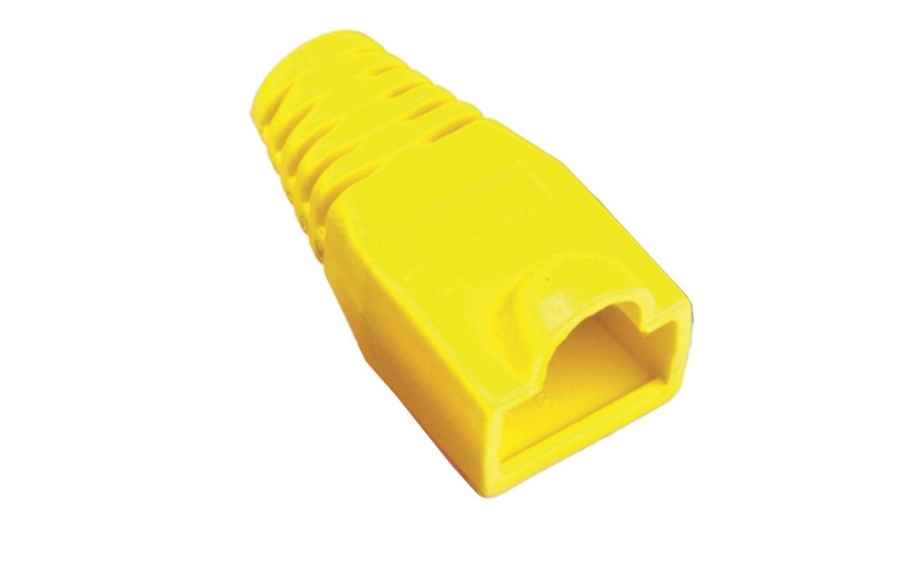 Wirewin Cable bend relief RJ-45 Jaune, 100 pièces