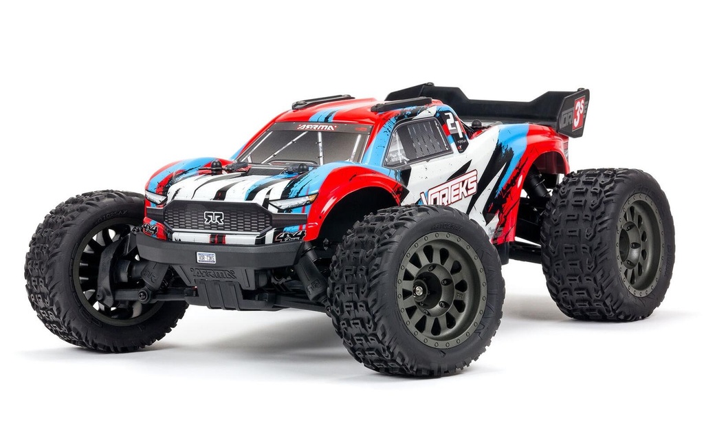 Arrma Stadium Truck Vorteks BLX3S 4x4 Rouge ARTR, 1:10