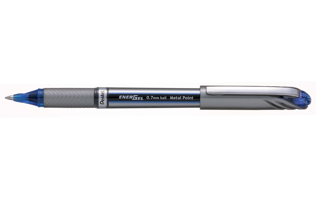 pentel Stylo à encre gel EnerGel Plus 0.7 mm, bleu