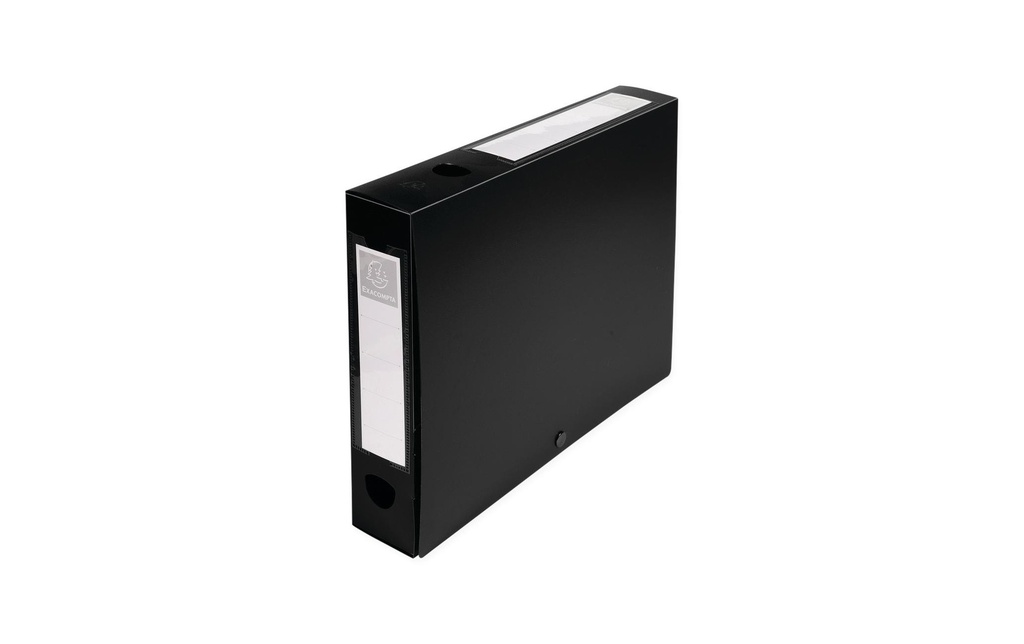 EXACOMPTA Boîte archive A4 PP 60mm noir