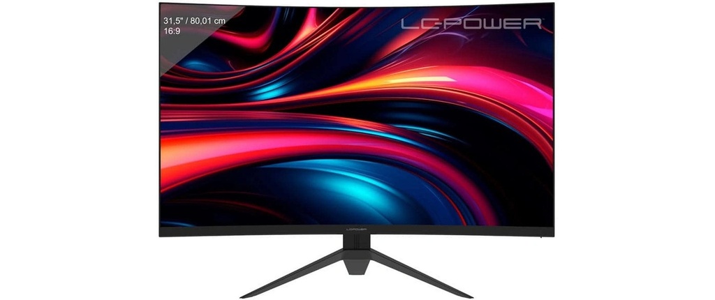 LC-Power Moniteur LC-M32QC 31.5 , 2560 x 1440 (WQHD)
