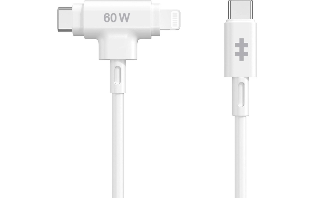 HYPER Câble chargeur USB Hybrid-Silicone USB-C - Lightning 1.5 m