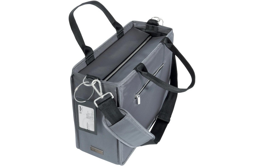 Sigel Desk Sharing Bag Premium M 15.4 Gris foncé