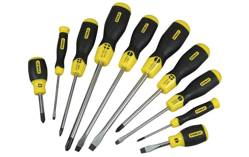 Stanley Jeux de tournevis CushionGrip 10 pièces