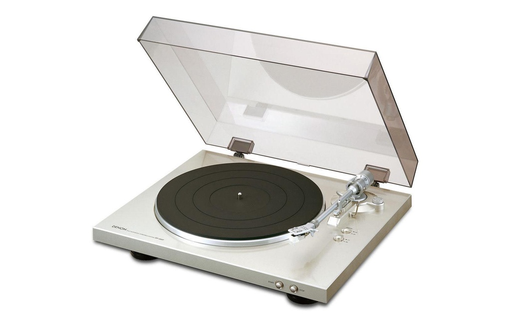 Denon Tourne-disque DP-300F argentés