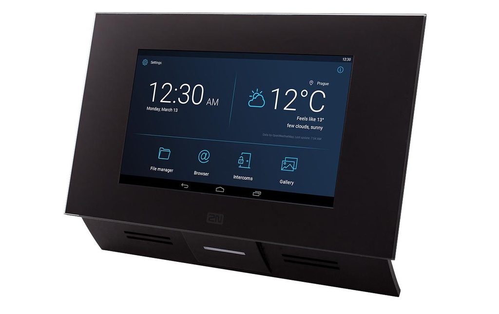 2N Station intérieure Indoor Touch 2.0 Noir