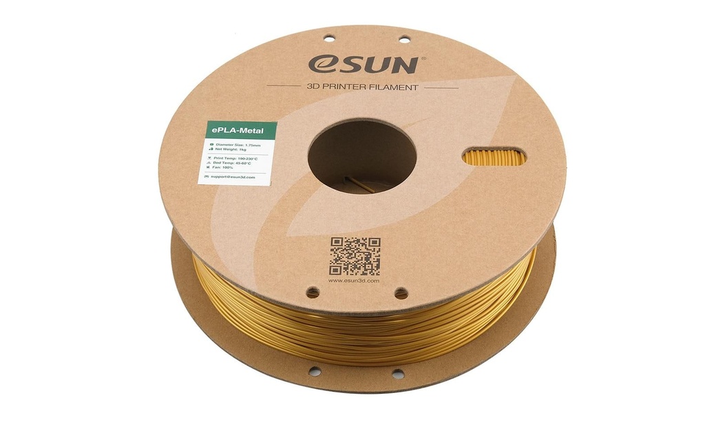eSun Filament PLA+ métal Doré 1.75 mm 1 kg