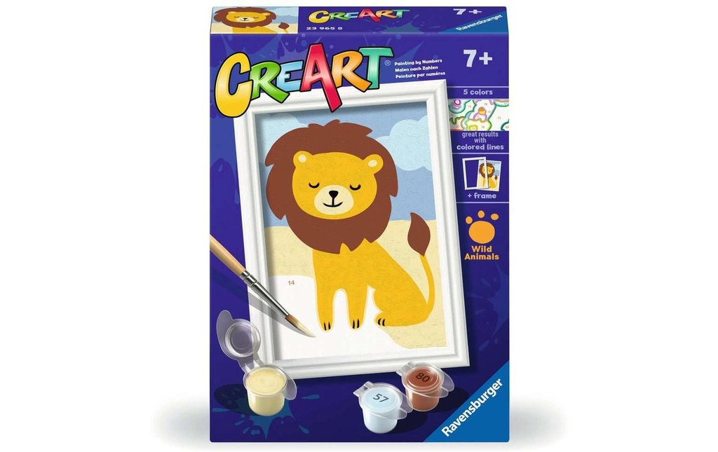 Ravensburger Peinture avec chiffres CreArt Lion sauvage