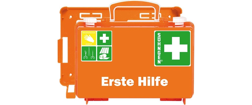 SÖHNGEN Kits de premiers secours QUICK-CD SUISSE, DIN 13157, orange