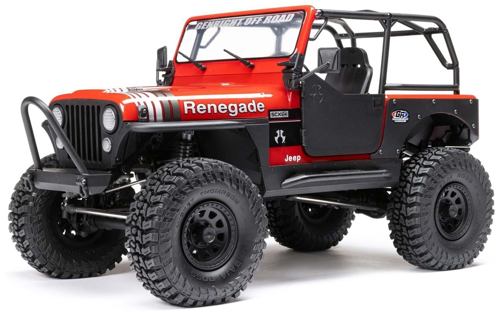 Axial Scale Crawler SCX10 III Jeep CJ-7 Rouge, ARTR, 1:10