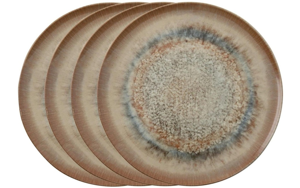 Arthur Krupp Assiette non décorative Galaxy Venus 4 Pièce/s,Brun