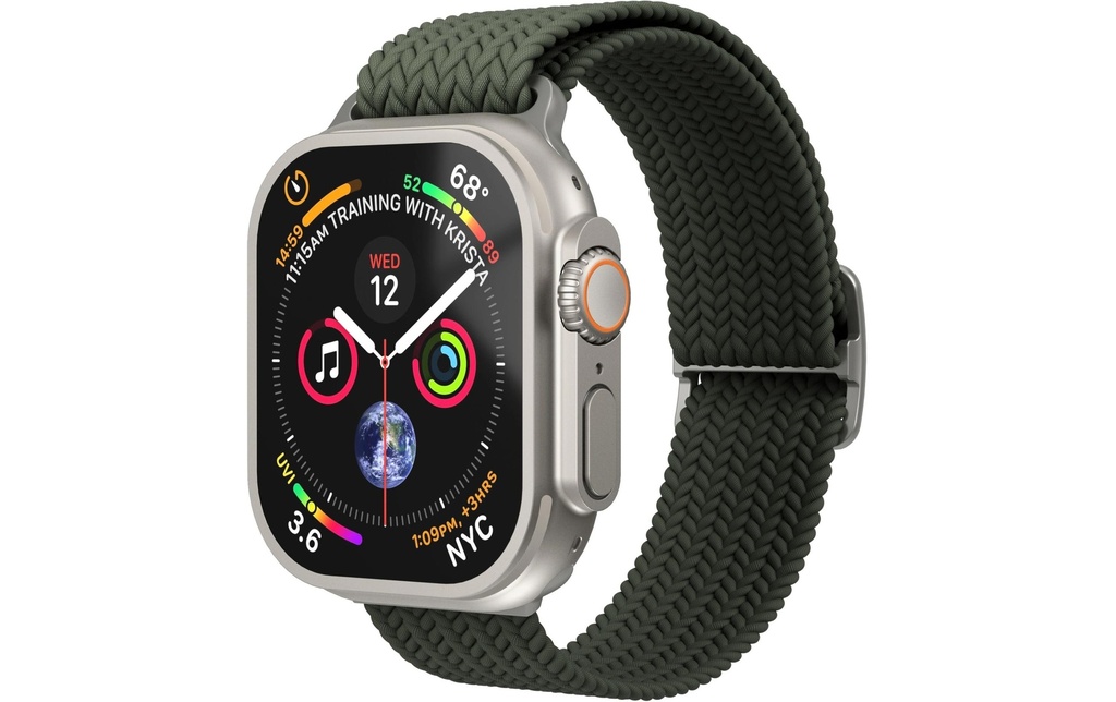 Vonmählen Bracelet Woven Loop Apple Watch 44/45/46/49 mm Olive