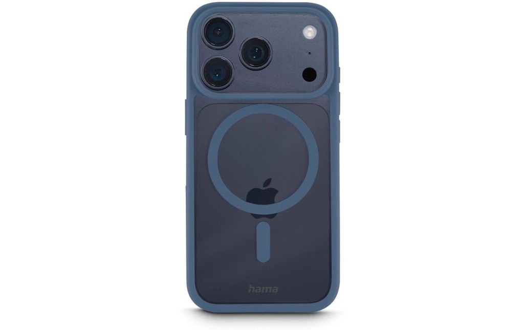 Hama Coque arrière Frame Protect iPhone 17 Pro Bleu