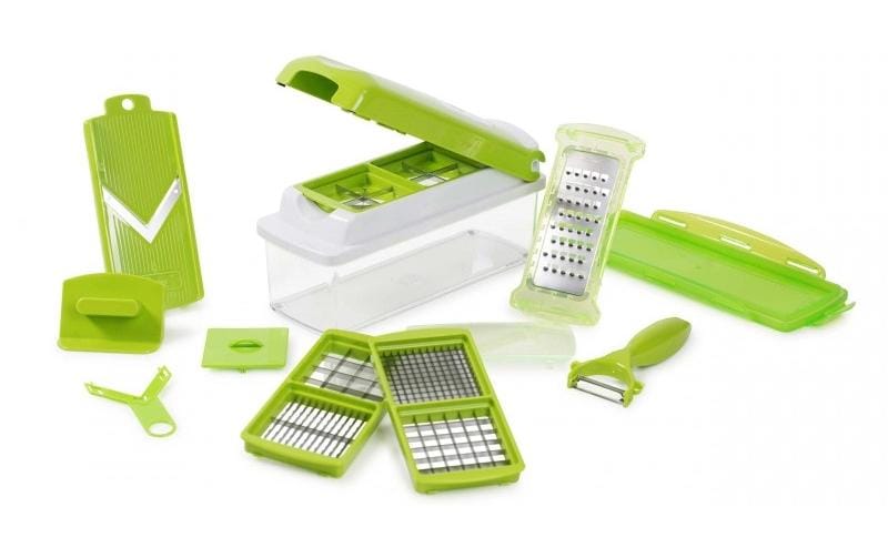 Genius Coupe-légumes Genius Nicer Dicer Plus 13 pièces, Vert