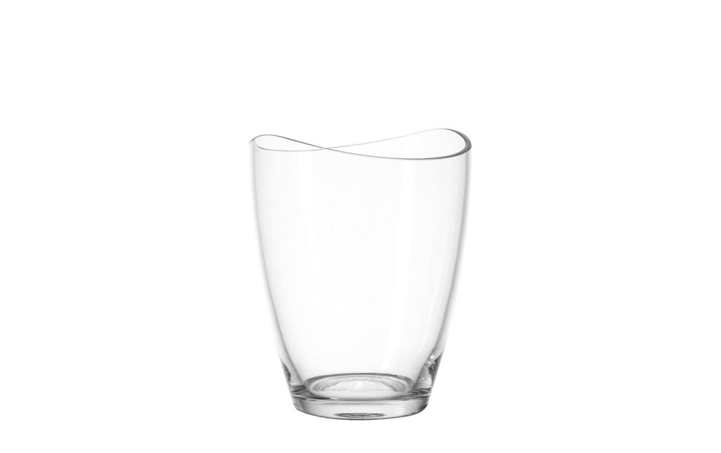 LEONARDO Photophore Loop 18 cm 18 cm, Verre, Transparent