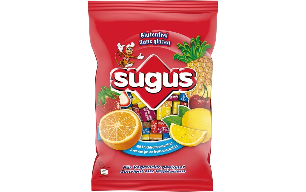 Sugus Bonbons à croquer sans gluten 1000 g