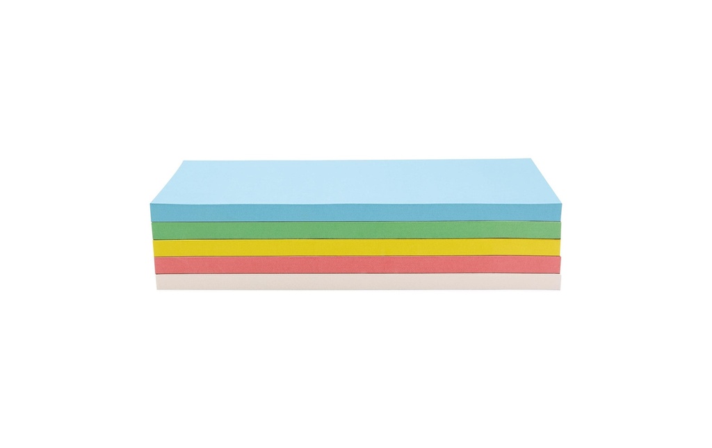 Magnetoplan Cartes de présentation 9.5 cm x 20.5 cm 5 couleurs, 250 pièces
