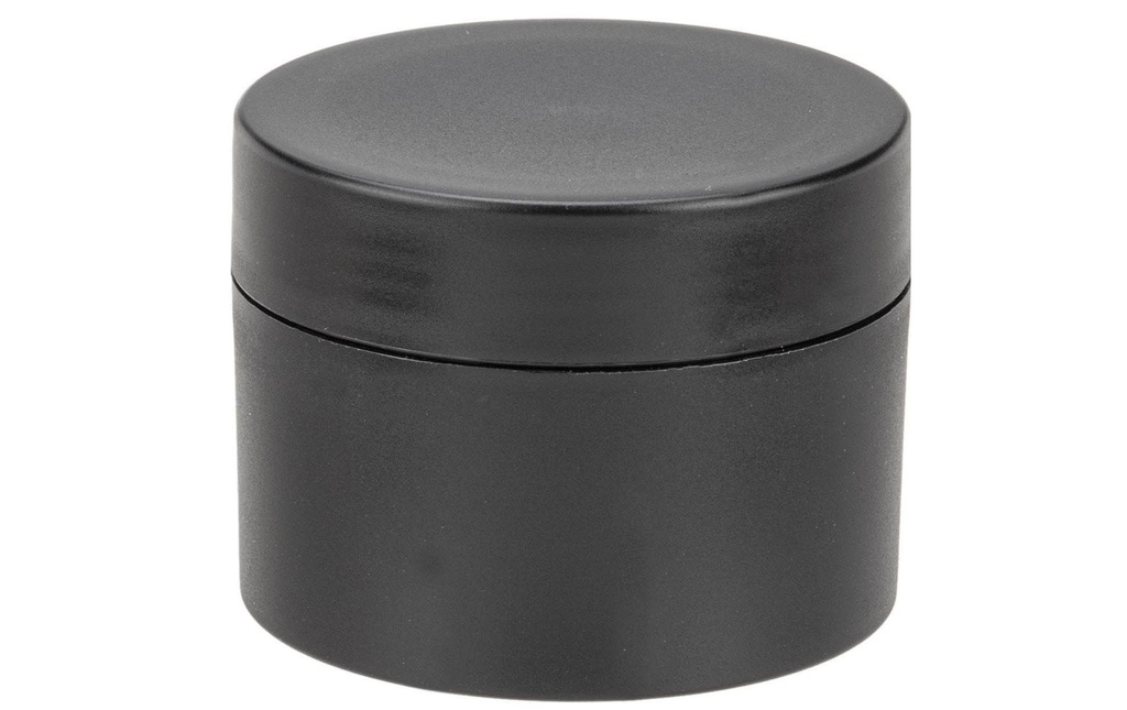 Glorex Barattolo per cosmetici à double paroi 50 ml, noir