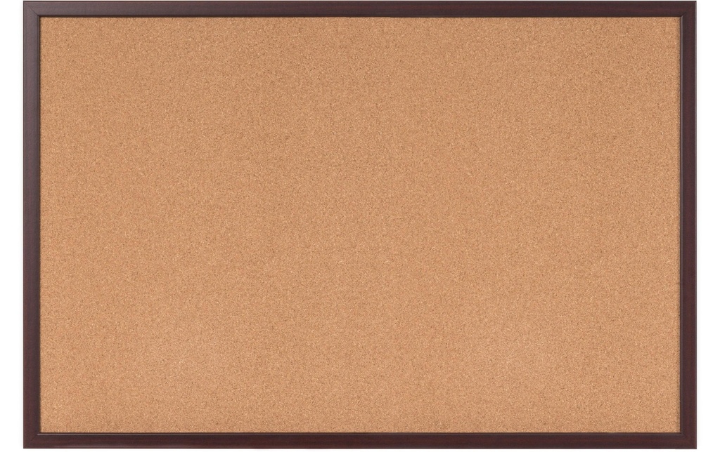 Bi-Office Tableau d’affichage Kork Earth-it 90 x 60 cm, marron