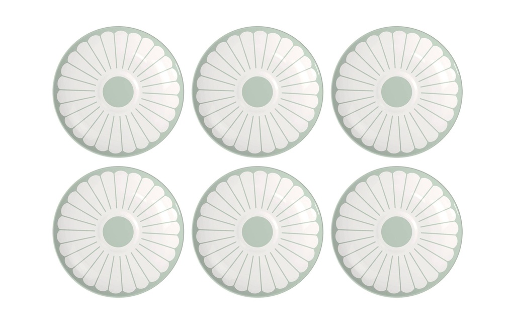 Villeroy & Boch Soucoupe Fleur 6 Pièce/s, Vert