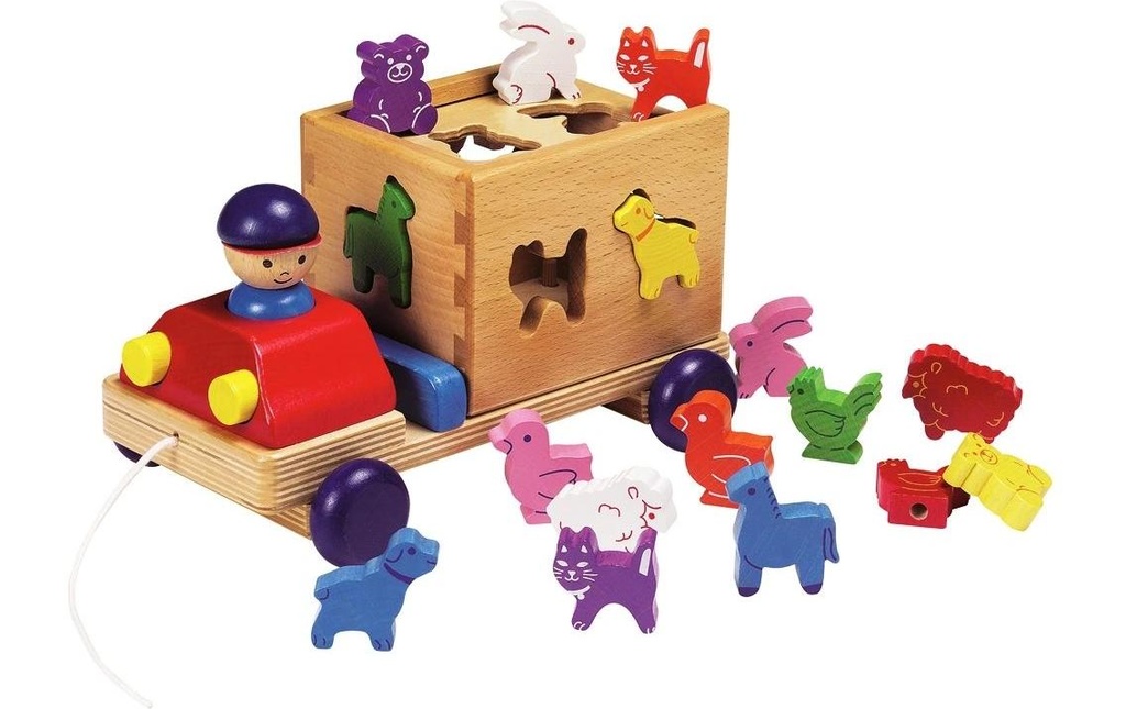 Spielba Holzspielwaren Jeux d’emboîtement Camion