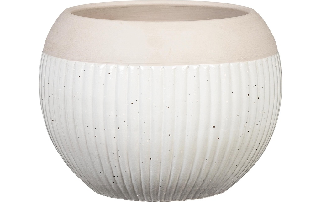 scheurich Pot de fleur Blanco 719, 12.3 cm, blanc