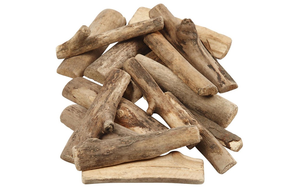 Creativ Company Branches Pièces en bois rustiques 6-14 cm 610 g