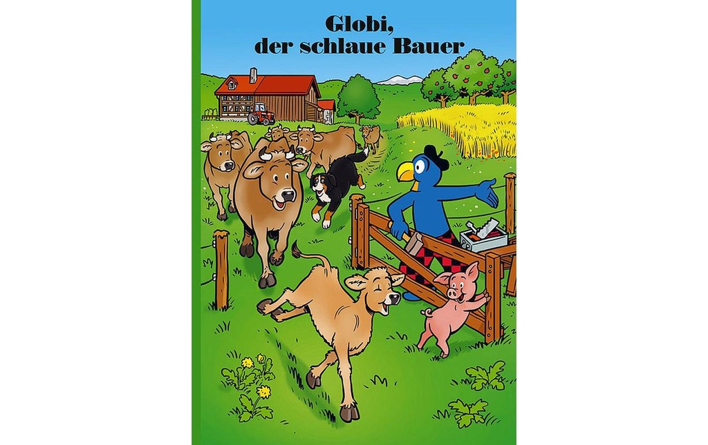Globi Verlag Livre d’images Globi, der schlaue Bauer