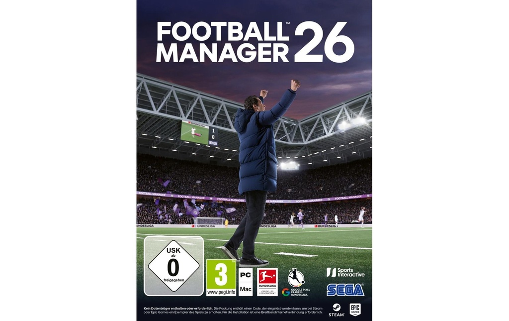 SEGA Football Manager 26 (Code in a Box) (Code in a Box)