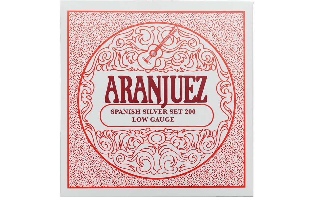 Aranjuez Cordes de guitare Spanish Silver 200 – Low Gauge