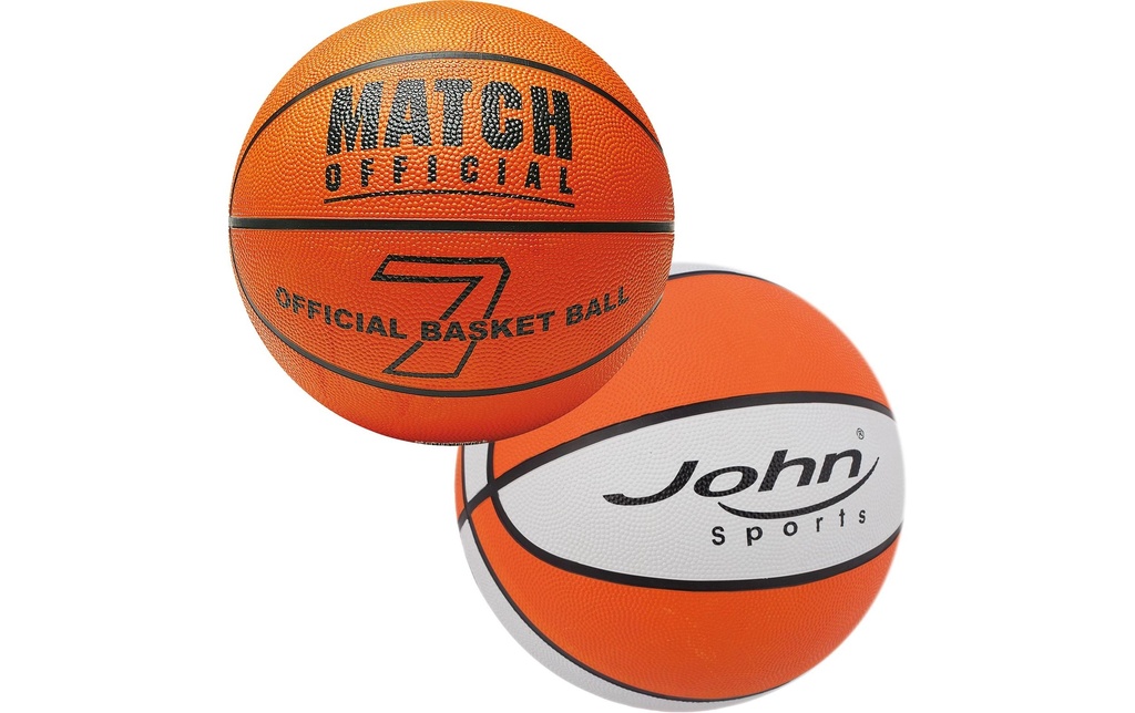 John Basketball Match Gr.7 Ø 24 cm 600 g, Assortiment