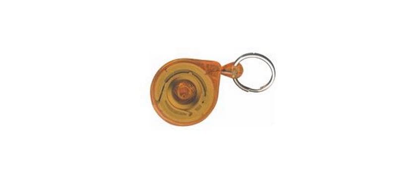 KEY-BAK Porte-carte KB Mini-Bak 90 cm, avec clip, jaune