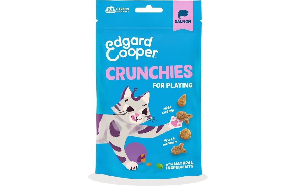 Edgard & Cooper Collation pour chat Crunchies au saumon 50 g