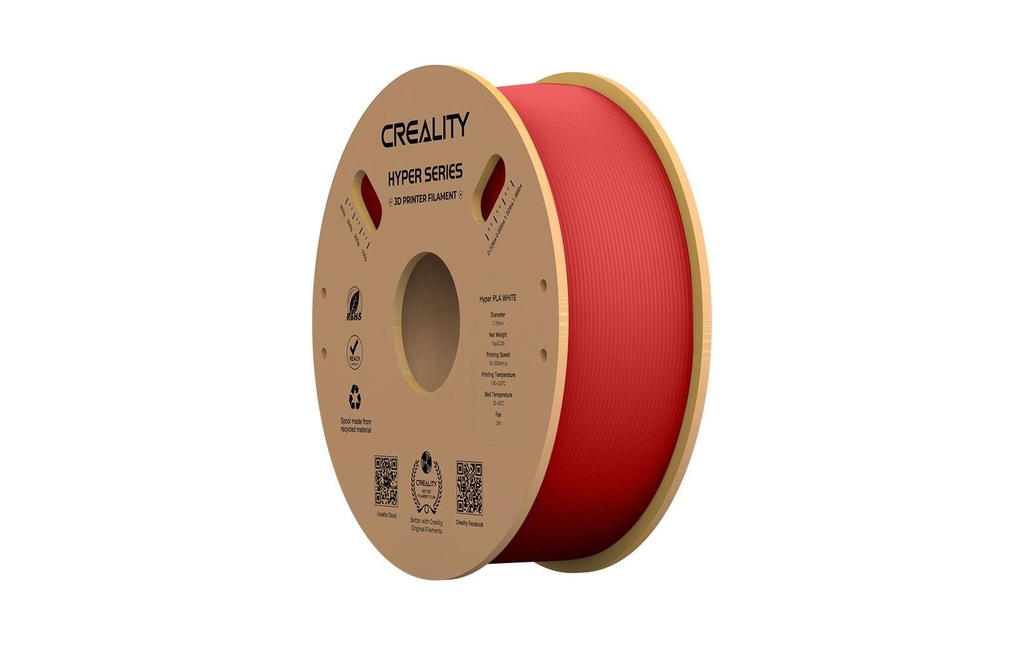 Creality Filament PLA Hyper, Rouge, 1.75 mm, 1 kg