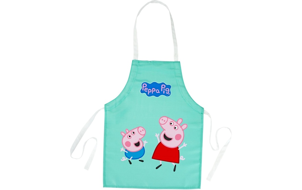 Dr.Oetker Tablier de cuisine Peppa Pig Bleu clair