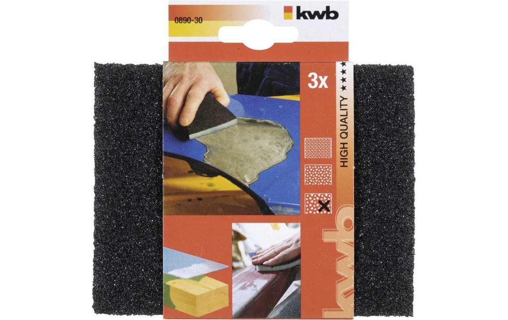 kwb Éponge abrasive en gros morceaux