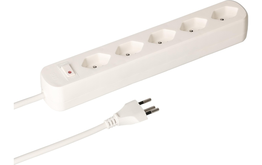 Max Hauri Bloc multiprises Basic-Line 5xT13, 1.5 mètres