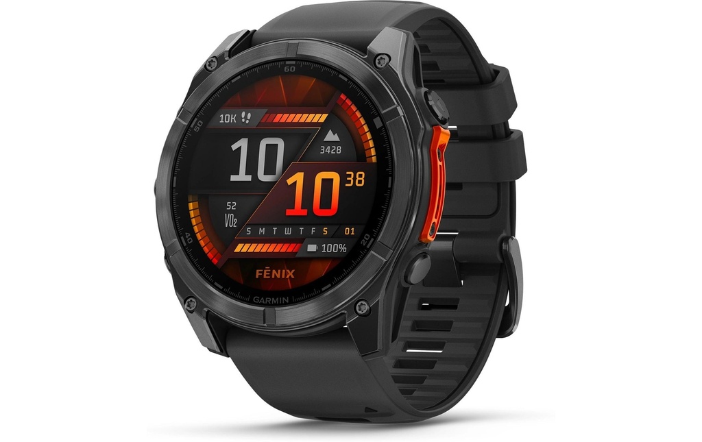 GARMIN Montre de sport Fenix 8 AMOLED, 51 mm Noir