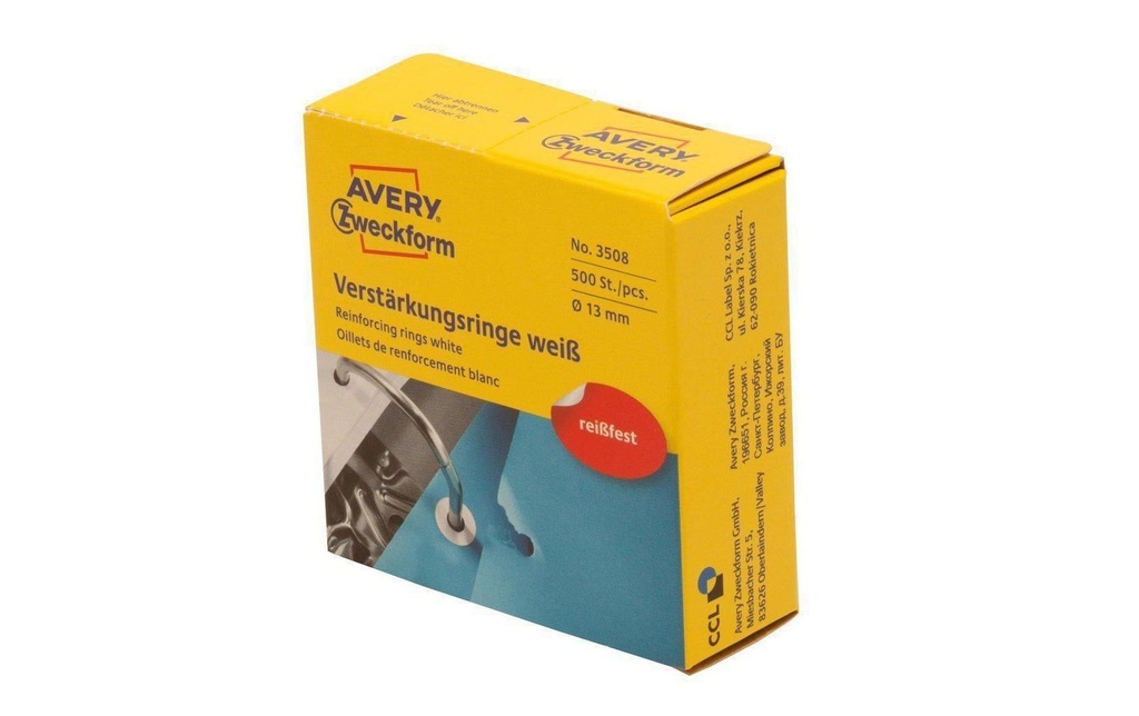 Avery Zweckform Œillets de renforcement 3508 Ø 13 mm