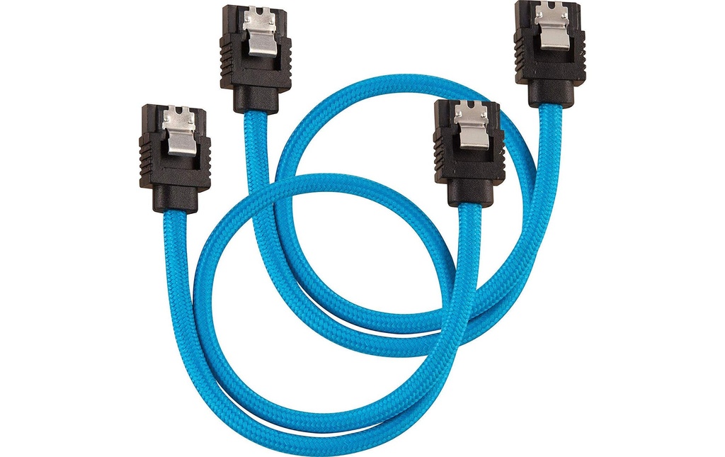 Corsair Câble SATA3 Premium Set Bleu 30 cm