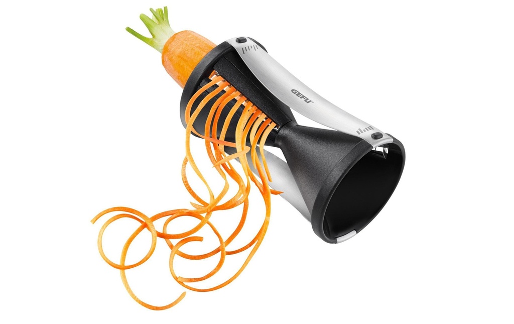 GEFU Coupe-légumes en spirale Spirelli Acier inoxydable;  Plastique, noir