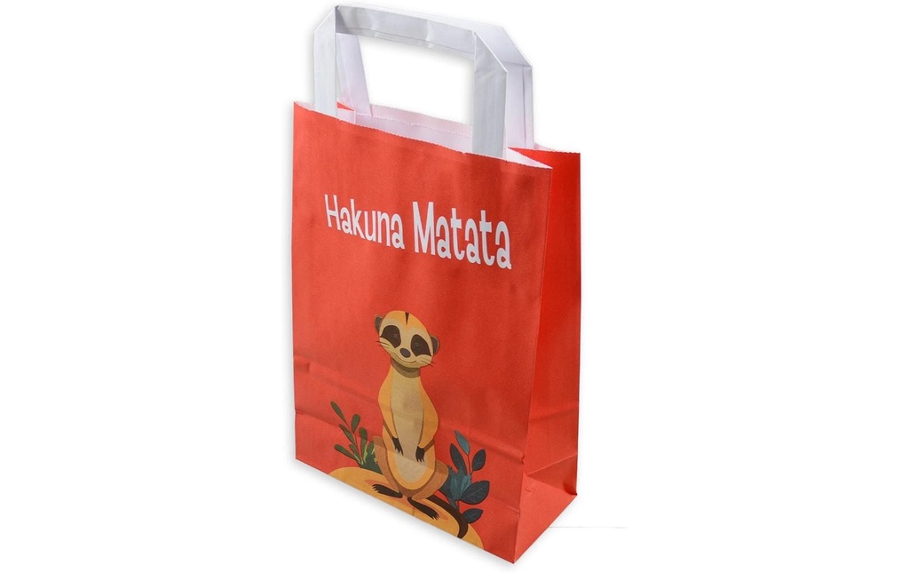 ELCO Sachet cadeau Color Animal Suricate 18x8x26 cm, 50 pièces