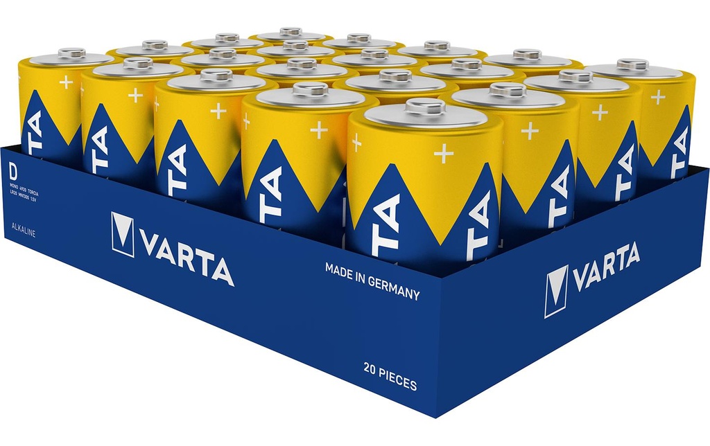 Varta Pile Longlife Power D , 20 Pièce/s